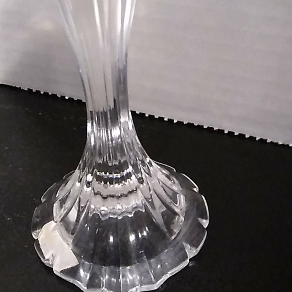 Glass Candlesticks ( pair) - Picture 7 of 7